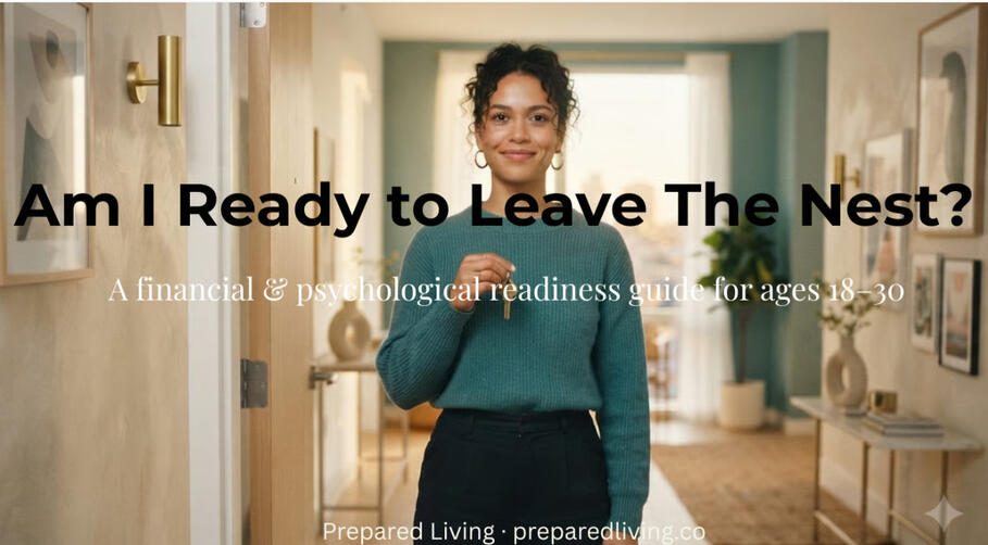 Leaving the Nest — $99 | Is your income and mindset ready before you sign that lease? Leaving The Nest
